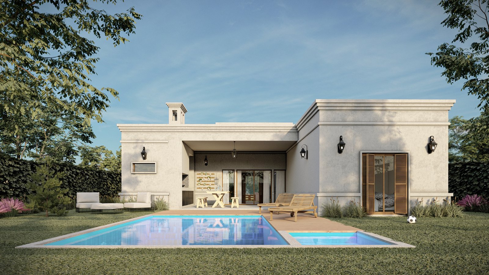Render Exterior Casa Country