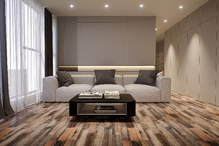 Escena interior del Pack Living Pequeño para visualización 3D